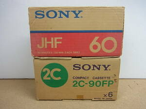 空き箱　空箱◇SONY　カセットテープ　JHF60 /2C‐90FP　ジャンク