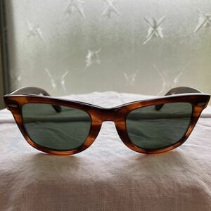  RayBan Wayfarer bekou Brown to-tasRay-Ban WAYFARER RayBan B&L USA производства usa Vintage Vintage boshu ром 5022