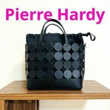 PIERRE HARDY ピエールアルディ バッグ ビュル トートバッグ ミニ ビュルトートバッグミニ シ ブラック ドゥロワー drawer アルファ alpha_画像1