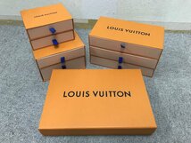 ★０５―００２★空箱　LOUIS VUITTON/ルイ・ヴィトン 計12点まとめて 空き箱 化粧箱 収納ケース 保存箱 引き出し ブランド オレンジ [140]_画像6