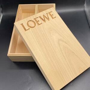 LOEWE　ロエベ　箱　ケース　ウッド　ノベルティ　お中元　　　no.99