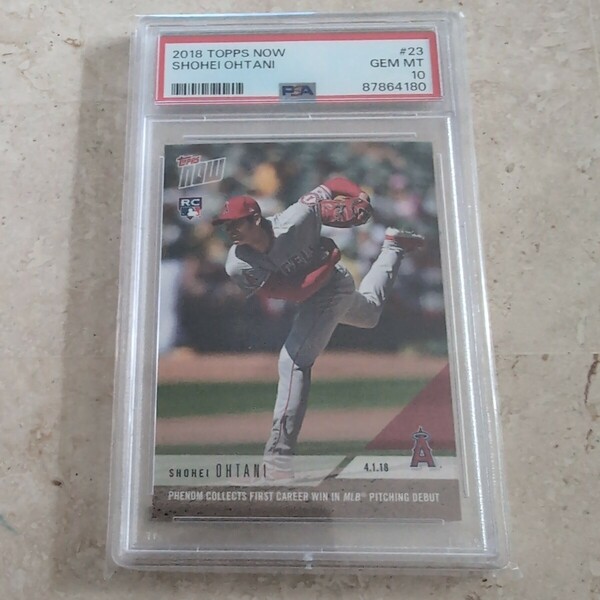 PSA10 2018 TOPPS NOW 23 大谷翔平