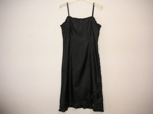 L'EST ROSE レストローズ 黒 ブラック ピンク オーロラ グリーン ラインストーン ビジュー ワンピース キャミソールワンピース ドレス