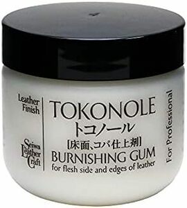 レザークラフト用 革の床面 トコノール コバの仕上剤 120g 無色_120g 無色 SWA31505