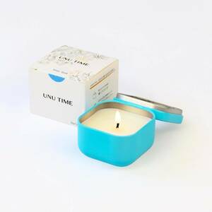 UNU TIME large legume from taking place . aroma candle relax soi wax candle 80g burning 15 hour white Musk .