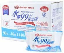  red tea n ho mpo water 99%Super newborn baby from pre-moist wipes 90 sheets ×16 piece 