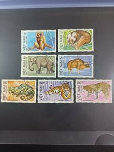 ☆ ベトナム　消印 切手 1984年 7種完 ★消印レベルかと思います。