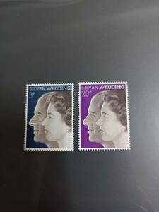 ★ 英国　未使用 切手 1972年 2種完 ★並以上かと思います。