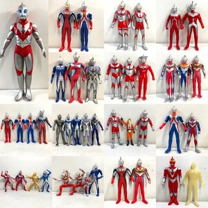 【フィギュアまとめて59個】ウルトラマン・ゾフィー《ウルトラ兄弟・ウルトラ怪獣》スペースゴジラ, 科学特捜隊ハヤタ隊員 ほか ソフビ ▲