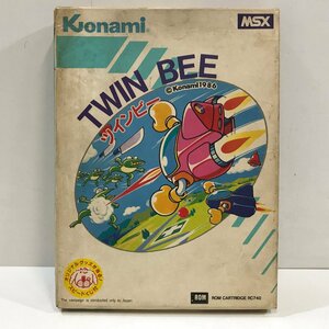 MSX twin Be Konami TWINBEE Konami 1986 RC740 box attaching instructions none *