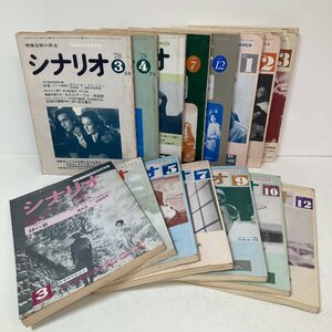 【まとめて15冊】月刊 シナリオ SCENARIO 1978年3月号~84年3月号 百夜 / 九八とゲーブル / 忘却の海峡 他 シナリオ作家協会 ※不揃い ★