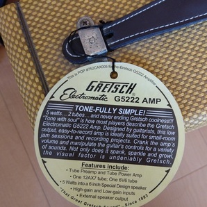 Gretsch G5222 compact amp/小型チューブアンプ/グレッチ/フェンダー/Fender champ champion 600/ツイード/tweed/チャンピオン/チャンプの画像3