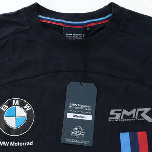 【BMW motorrad】World Super Bike オフィシャル紺色Tシャツ 【M】希少 綿 （検：WSBK motoGP Super Bike BMW S1000RR TOM SYKES ）の画像8