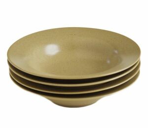 4枚セット■リンドスタイメスト■SAND　サンド　　砂色　 スープ皿 パスタ カレー皿 中皿 1枚 22ｃｍ ■L-SAN-SP-22-4S