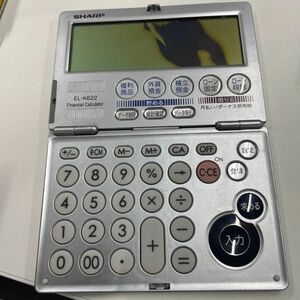 【ジャンク扱い品】カシオ　金融電卓　液晶割れ