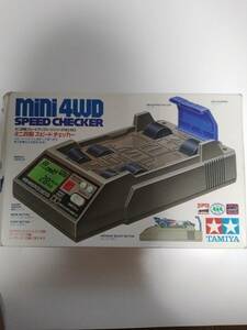 TAMIYA mini 4 WD SPEED CHECKER old thing . Junk . exhibiting 