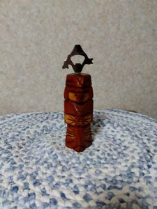 栓抜き　 木彫りの置物　ニポポ人形 昭和レトロ