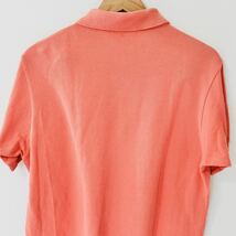 H8177ii CHEMESE LACOSTE (シュミーズラコステ) サイズ5(L位) ポロシャツ 半袖ポロシャツ ピンク系 メンズ 綿100%_画像7