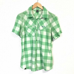 H8085DE SALEWA SALEWA Рубашка с коротким рукавом с короткими рукавами зеленые дамы L (США)