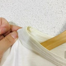 H8028dL 日本製 agnes b. アニエスベー サイズT2 (S～M位) 半袖Tシャツ カットソー プリントTシャツ ホワイト 白 レディース 綿100%_画像8