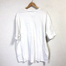 H8025dL TOMMY JEANS トミージーンズ サイズXL 半袖Tシャツ クルーネックTシャツ ホワイト 白 ロゴプリント 大きいサイズ 綿100% メンズ_画像2