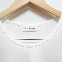 H8224gg BLENHEIM(ブレンヘイム) サイズM 半袖Tシャツ 白 レディース カットソー シンプル 夏 ホワイト リヨセル 日本製 おしゃれ_画像5