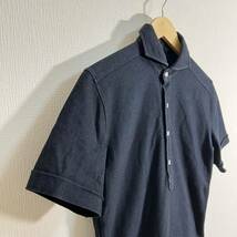 H8150FF CROWDED CLOSET クラウデッドクローゼットサイズ2(M位) 半袖シャツ 半袖ポロシャツ ポロシャツ ネイビー メンズ メンズビギ_画像5