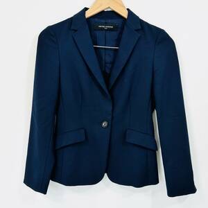 T02ii UNITED ARROWS Tokyo(ユナイテッドアローズトーキョー) サイズ36(S位) ベスト ジャケット ネイビー系 レディース 日本製 