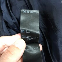 H8460dL 日本製 UNITED ARROWS ユナイテッドアローズ サイズ36(S位) テーラードジャケット ブラック 黒 ストライプ レディース フォーマル_画像7