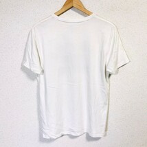 H8488dL Polo Ralph Lauren ポロラルフローレン サイズ L・G ・180/100A 半袖Tシャツ プリントTシャツ ホワイト 白T メンズ 綿100% 古着 _画像2