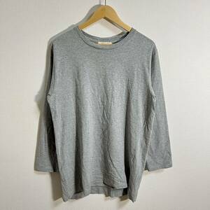 T216FF UNITED ARROWS ユナイテッドアローズ monkey time サイズXL 長袖 Tシャツ ロンT カットソー グレー レディース コットン100%