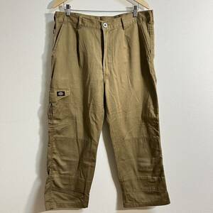 H8772FF Dickies ディッキーズ XL位 パンツ ワークパンツ ベイカーパンツ ペインターパンツ チノパン ベージュ メンズ 