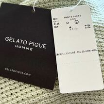 ジェラートピケgelato pique HOMME ニットプルオーバー サマーニット 半袖 ユニセックス Ｌ未使用品_画像5