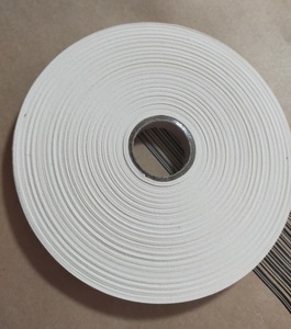 綿テープ　スタンプ タグテープ　平織りテープ　幅2cm　100m/巻き　タグ　ラベル印刷用テープ　はんこ　 DIY　手芸材料　生成り