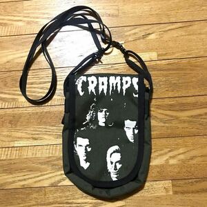 ヒステリックグラマー 【THE CRAMPS CORDURA ミニショルダーバッグ】カーキ クランプス サイコビリー ガレージロック PUNK ポシェット