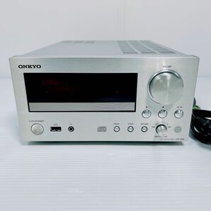 ONKYO オンキョウ CR-555 CD チューナーアンプ シルバー 現状 ジャンクの画像9