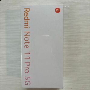 Redmi Note 11 Pro 5G 6.67インチ メモリー6GB ストレージ128GB グラファイトグレー