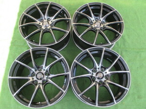 WEDS SPORT SA-10R 7.5J +45 PCD114.3 手渡し歓迎 (C2364)