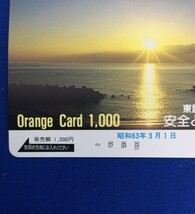 オレンジカード 1000 未使用品 2枚 JR 小糸工業株式会社 小糸製作所 日立情報 株式会社日立情報通信エンジニアリング 使用可能 管50741504_画像4