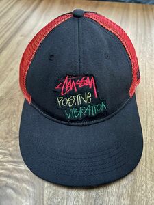 90s old STUSSY メッシュキャップ 