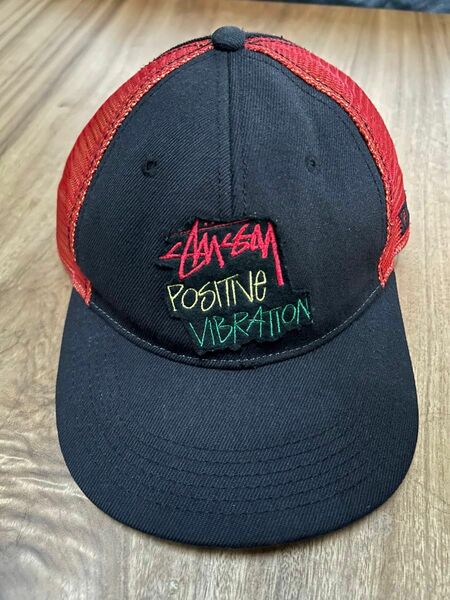 90s old STUSSY メッシュキャップ 