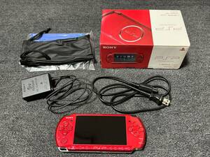 PSP-3000 RR　本体　SONY　RADIANT RED　中古品