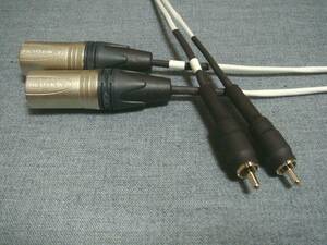 # returned goods OK# eminent transparent feeling . nature .RCA - XLR( male ) conversion cable 1m pair [CP_XLRMR]