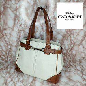 COACH コーチ レザー ハンドバッグ 肩掛け　ショルダーバッグ