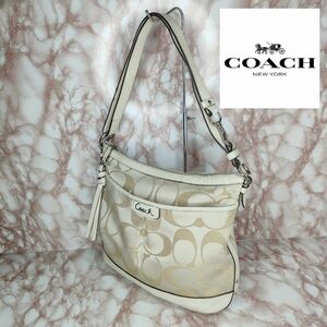 COACH　 コーチ　 シグネチャー　 ショルダーバッグ　