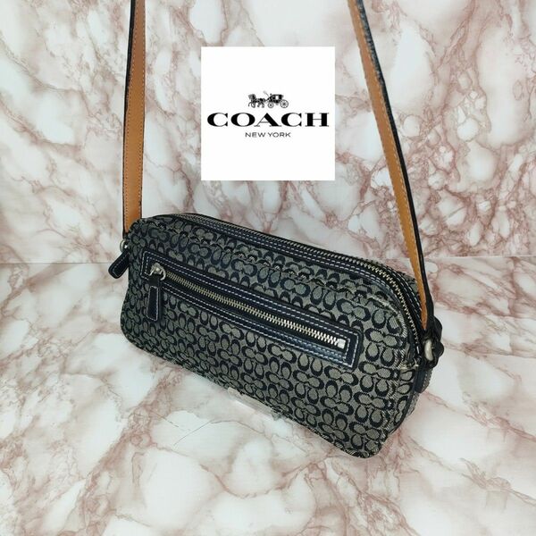 COACH　 コーチ　ミニシグネチャー　 ショルダーバッグ