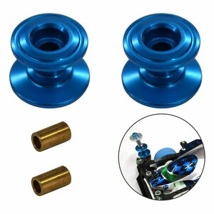 [ new goods immediate payment ]2 step aluminium roller 13-12mm Mini 4WD for blue 2 piece set parts parts 