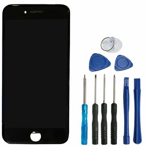 【新品即納】iPhone7互換用 液晶パネル 交換用 修理キット ブラック/黒 【iPhone修理工具 ディスプレイ 画面交換 交換用液晶パネル】