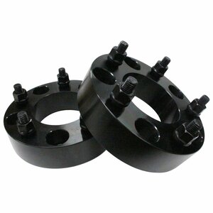 【新品即納】厚さ 40mm 5穴 5H PCD 135 内径 87.1mm (87mm) M12 P1.75 アメ車 外車 海外車両 ワイドトレッド スペーサー ブラック 黒