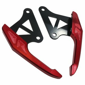 [ new goods immediate payment ] Glo mGROM MSX125 exclusive use HONDA aluminium tandem grip red red tandem bar two number of seats carrier assist grip 